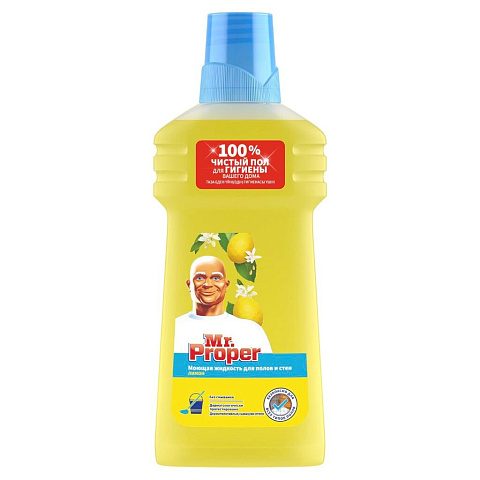 Средство для мытья полов и стен Mr.Proper, Лимон, 0.5 л, 81450925