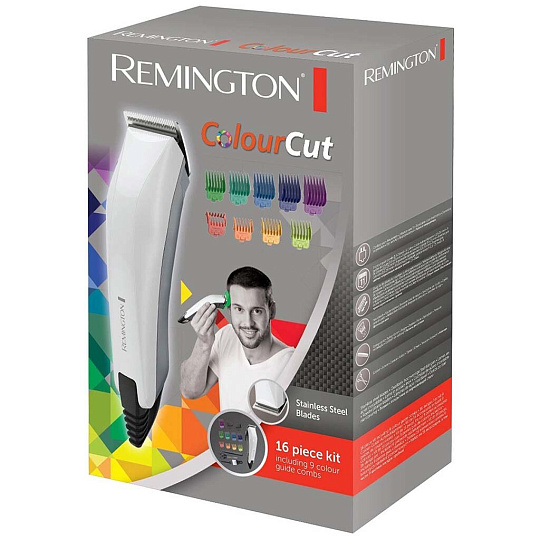 Машинка для стрижки Remington, HC 5035, сетевая, 9 насадок