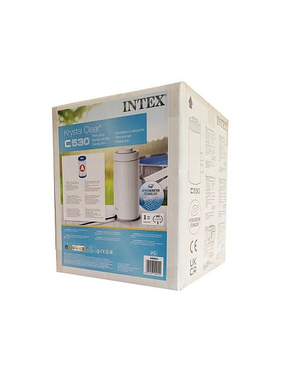 Фильтр-насос картриджный для бассейна 2006 л/ч, Тип А, для бассейна 366-457 см, Intex, 26604