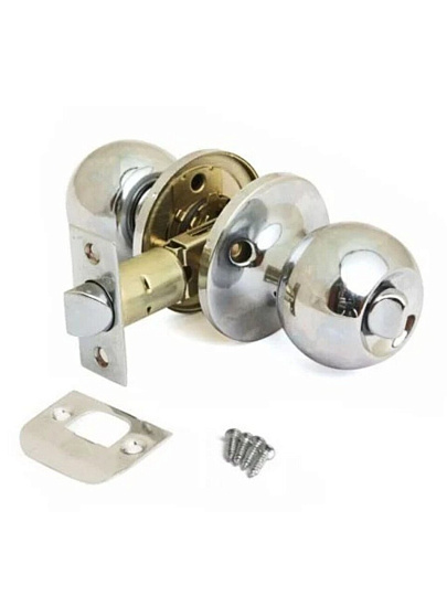 Защелка Avers, 6072-03-CR, 17824, с фиксатором, хром, сталь