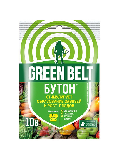 Удобрение Бутон, для образования завязей и роста плодов, порошок, 10 г, Green Belt