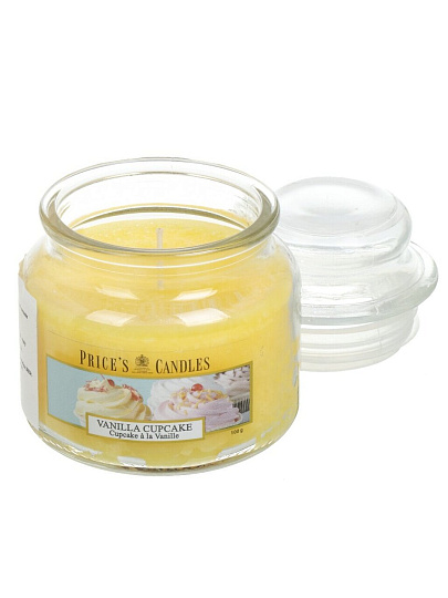 Свеча ароматизированная, 8.3х6.8 см, в банке, Prices's Candles, Ванильный капкейк, 100 гр
