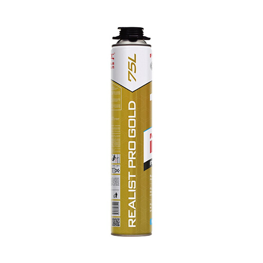 Пена монтажная Realist, PRO Gold, профессиональная, 75 л, зимняя, 4680287563410