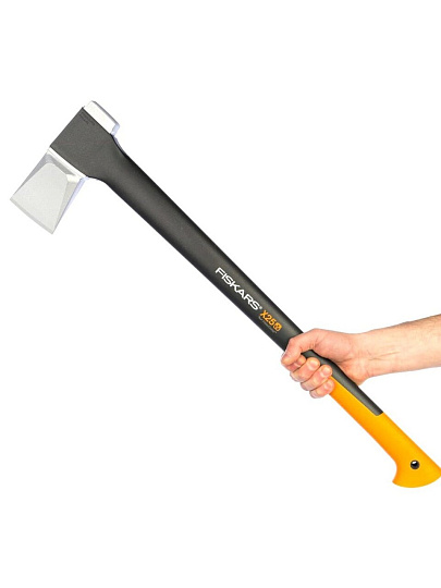Топор-колун Fiskars, XL X25 X-series, рукоятка стеклопластик, обрезиненная, 2.4 кг, с чехлом, 1015643