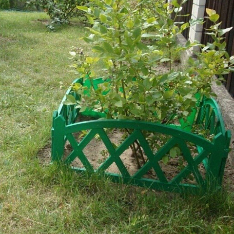 Забор декоративный пластмасса, Мастер сад, Арка, 26х240 см, зеленый