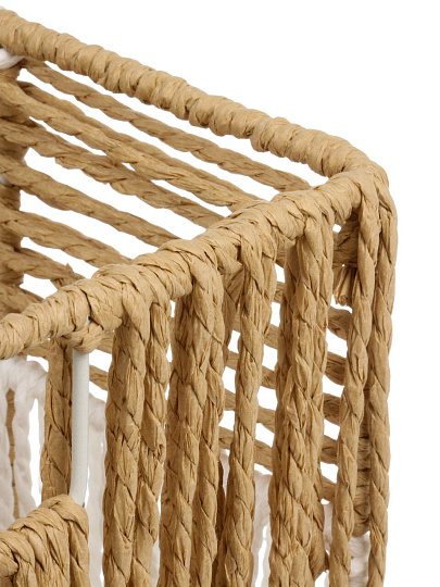 Корзина 36х26х18 см, прямоугольная, плетеная, Y4-9655