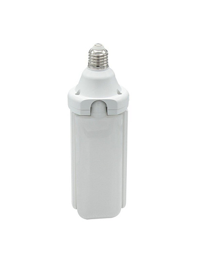 Лампа светодиодная E27, 50 Вт, 230 В, 4000 К, холодный белый свет, General Lighting Systems, GLDEN-HPBR-5, раскладная, 3 лопасти, 661616