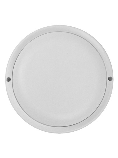 Светильник светодиодный General Lighting Systems, ЖКХ, 8 Вт, 4000 К, 640 Лм, IP65, 13.8х13.8х4.6 см, нейтральный белый свет, GCF-8BT-IP65-R-4