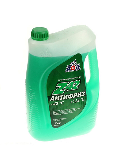 Антифриз Aga, 5 кг, зеленый, 049Z