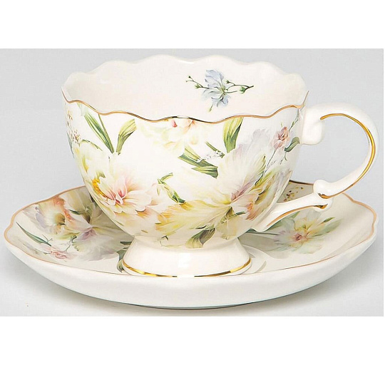 Набор чайный фарфор, 8 предметов, на 4 персоны, 250 мл, Balsford, Верена, 178-43025, подарочная упаковка