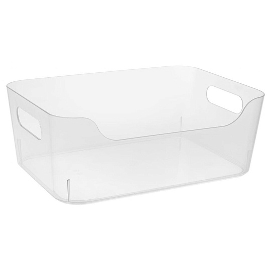 Контейнер для хранения универсальный, 3.1 л, 24х17х9 см, бесцветный, Phibo, Scandi, 433237001