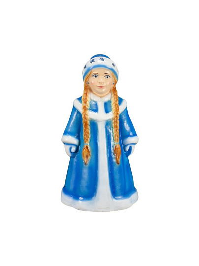 Фигурка садовая Снегурочка в синем, 25х50 см, новогодняя, 320/1