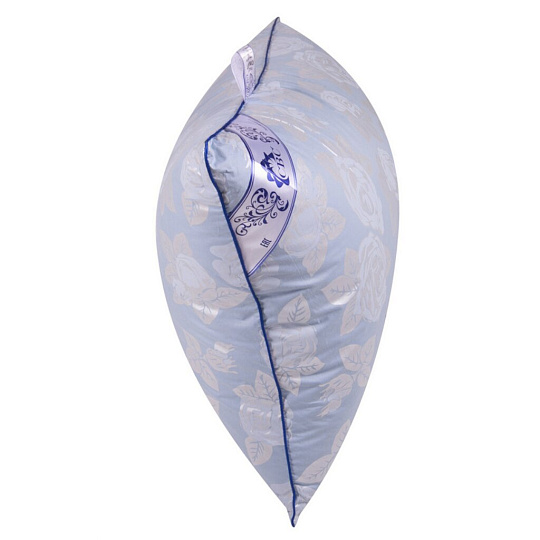 Подушка 68 х 68 см, пух 30%, перо 70%, чехол 100% хлопок, кант, упругая, Стиль Вашей Спальни, ПС1-С-77