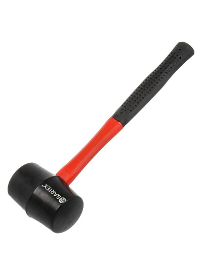 Киянка 450 г, резина, рукоятка фибергласовая, Bartex, B0202N/450