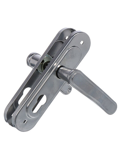 Замок врезной Птимаш, ЗВ4-3.03 (ЗВ4), 12 793, ручка в комплекте, цилиндровый, универсальный, хром