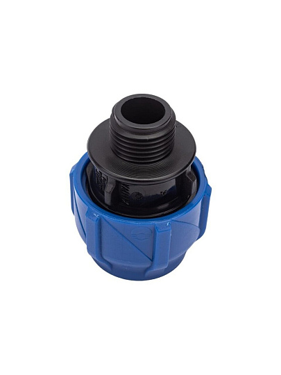 ПНД муфта d25х1/2'', наружная резьба, соединительная, Valfex