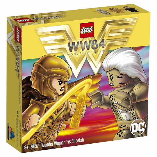 Конструктор Lego, Super Heroes, Чудо-женщина против Гепарды, 7-9 лет, 371 деталь, 76157