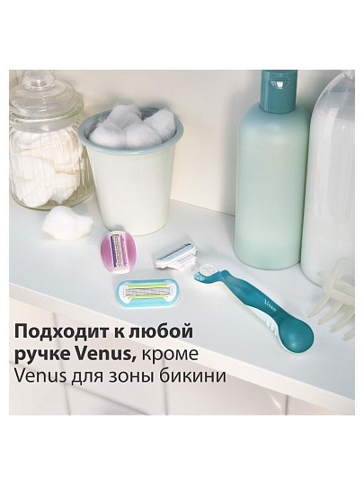 Станок для бритья Gillette, Venus Smooth, для женщин, 1 сменная кассета