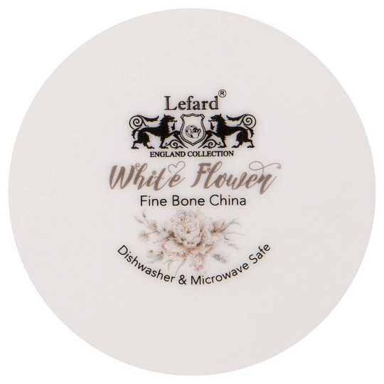 Салатник фарфор, круглый, 15.5х7 см, 0.8 л, White Flower, Lefard, 415-2139