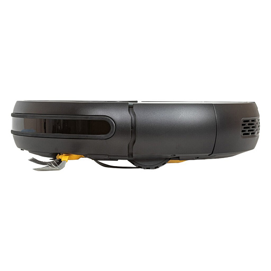 Робот-пылесос аккумуляторный, JVC, JH-VR510, 25 Вт, с контейнером, 0.5 л, 2.5 А.ч, сухая и влажная уборка, черный