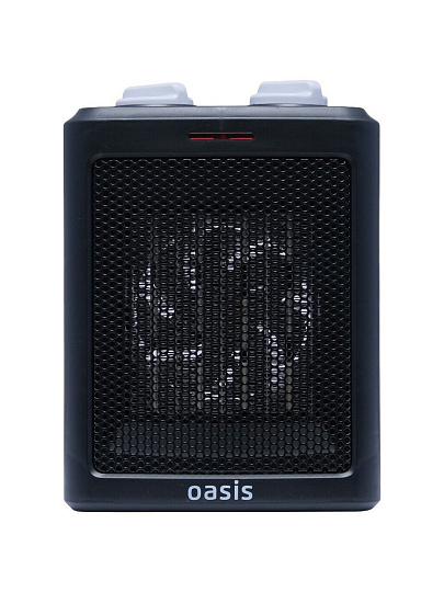 Тепловентилятор Oasis, KT-15, напольный, 1.5 кВт, 20 м2, черный