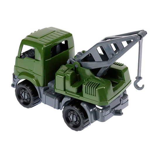 Игрушечный эвакуатор Рыжий кот, Ярослав, 16 см, военный, пластик, И-7982