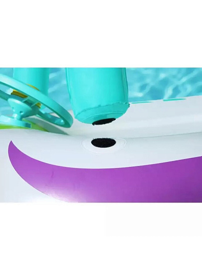 Игрушка для плавания 112х107 см, Bestway, Лодка Космический корабль, от 3 лет, 34149