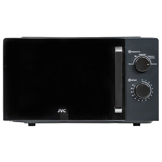 Микроволновая печь JVC, JK-MW148M, 20 л, 700 Вт, механическая, 5 уровней мощности, графит