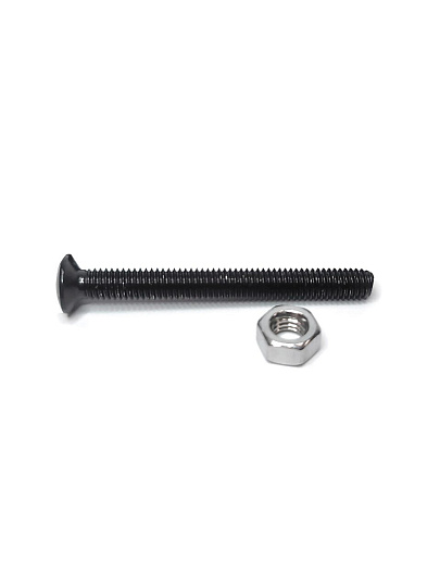 Винт для сифона, 55 мм, нержавеющая сталь, с гайкой М6, индивидуальная упаковка, Orio, АП-1055-Ч