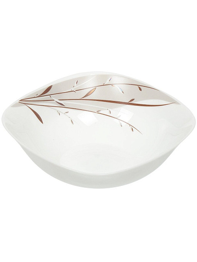 Салатник стеклокерамика, квадратный, 20х6.5 см, 1.2 л, Орфей, Daniks, FFW-90-130303/291902/NFW90T