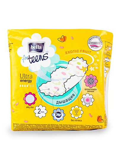 Прокладки женские Bella, Perfecta Ultra Energy, 10 шт, супертонкие, BE-013-RW10-260