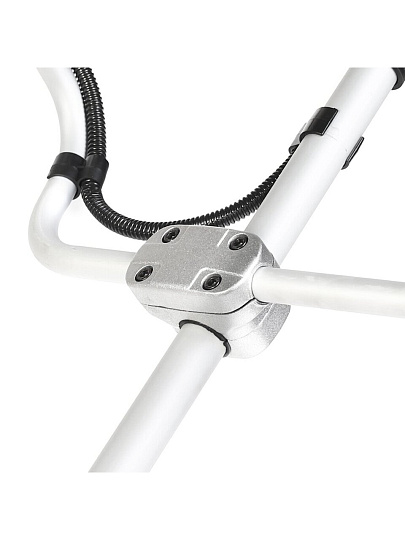 Триммер бензиновый, Patriot, PT 5555ES Country, 3 л.с., 52 куб.см, 2210 Вт, U-ручка, леска/нож, неразборный вал