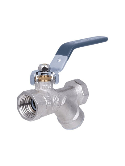 Кран для воды с фильтром 1/2'', г-г, ручка, AquaLink