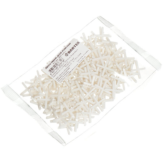 Крестики для плитки 2.5 мм, 200 шт, Bartex, 001477