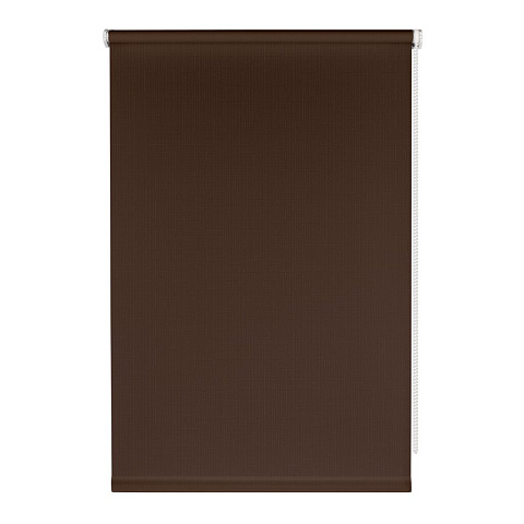 Рулонная штора Shantung, 160х110 см, шоколадная, 7792690