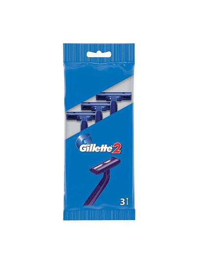 Станок для бритья Gillette, для мужчин, 3 шт, одноразовые