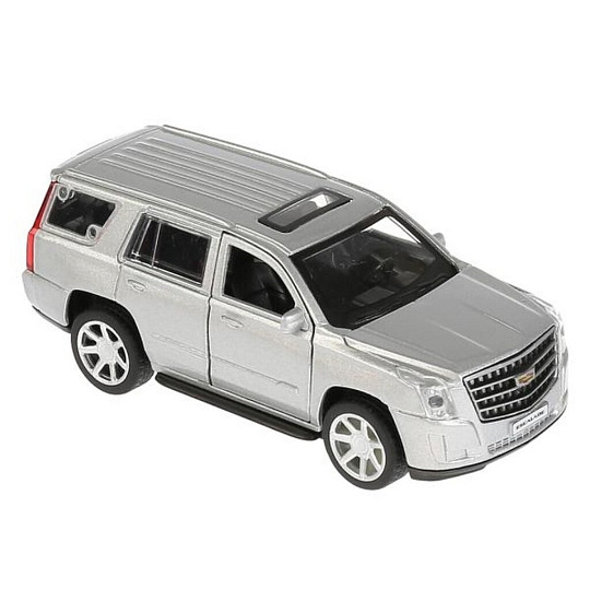 Машина детская Технопарк, Cadillac Escalade, 12 см, инерционная, пластик, ESCALADE-SL, серебрянная