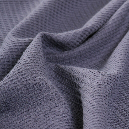 Простыня-плед 1.5-спальная, 150х200 см, 100% хлопок, вафельная ткань, 210 г/м2, Волшебная ночь, Маренго