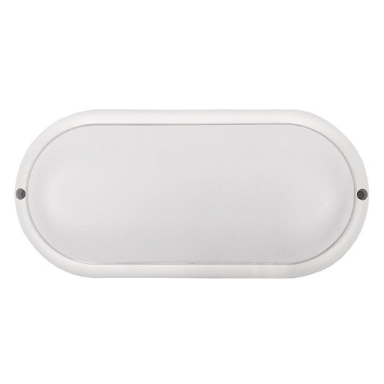 Светильник светодиодный, General Lighting Systems, ЖКХ Slim, 17 Вт, 6500 К, 1440 Лм, IP65, 20х9.4х4 см, овальный, накладной, 437561