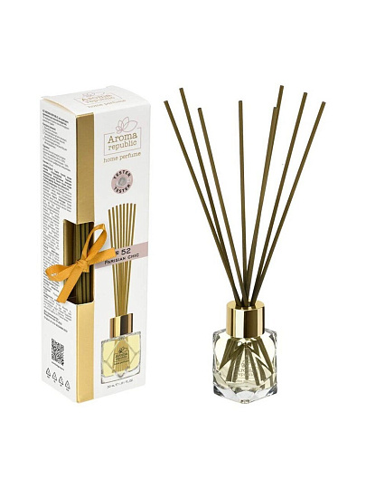 Аромадиффузор Aroma republic, 30 мл, 4.5х5.8х21 см, Parisian chic №52, 93800
