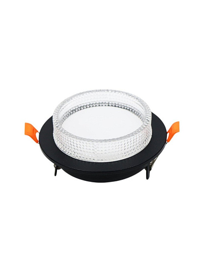 Светильник встраиваемый Асцендио, GX53, круглый, черный, General Lighting Systems, GCL-GX53-H38