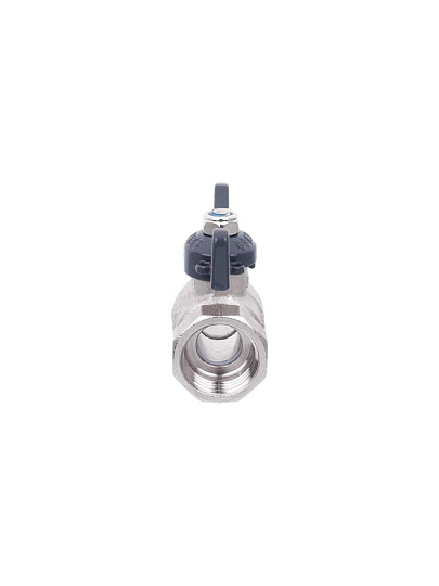 Кран для воды, 3/4", г-ш, латунь, ручка-бабочка, AquaLink