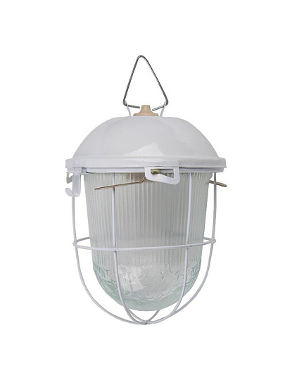Светильник General Lighting Systems, НСП 02-100-002.01, 100 Вт, E27, на 1 лампочку, IP54, 24.6х24.6х17.2 см, с решеткой, 437822