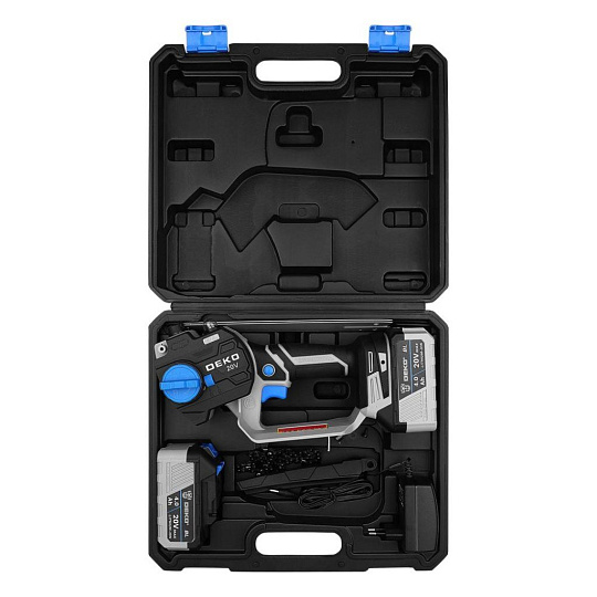 Пила цепная аккумуляторная, Deko, длина шины 20 см, шаг цепи 1/4 дюйм, 46 звеньев, DKCHS 20V, 063-4483