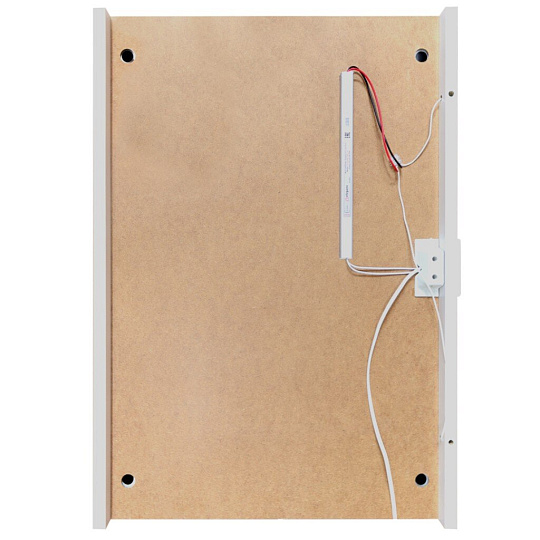 Зеркало-шкаф левый-правый подвес дверцы, 50 см, прямоугольное, подсветка, с полочкой, Flip, Киото, LED-00002473