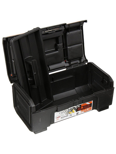 Ящик для инструментов, 16 '', пластик, Blocker, Boombox, пластиковый замок, черный, оранжевый, BR3940