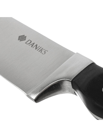 Нож кухонный Daniks, Reference, шеф-нож, нержавеющая сталь, 20 см, рукоятка дерево, S-K43306-02