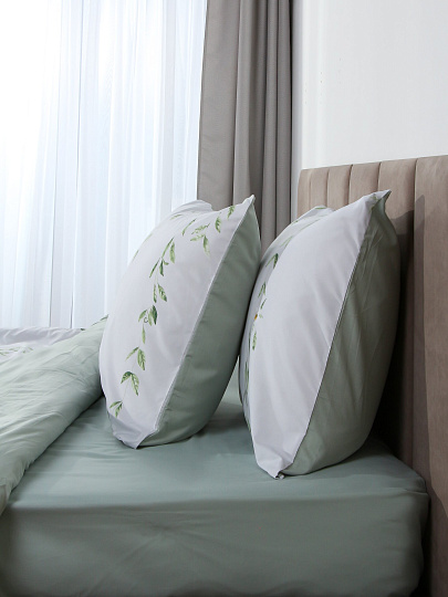 Постельное белье 1.5-сп, пр145х215, 1н70х70, п145х215, м-сат, Майская ночь, Флора, SJT2501-7