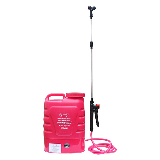Опрыскиватель аккумуляторный, Умница, 10 л, Li-ion, 4 А.ч, 12 В, пластик, ранцевый, телескопическая штанга, 2.1 л/мин, ОЭЛ-10