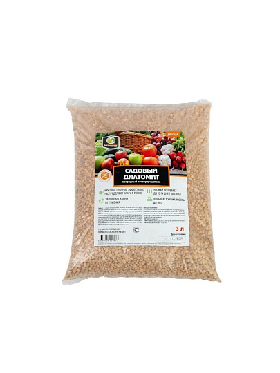 Удобрение Диатомит Садовый, 3 л, Эко Маркет